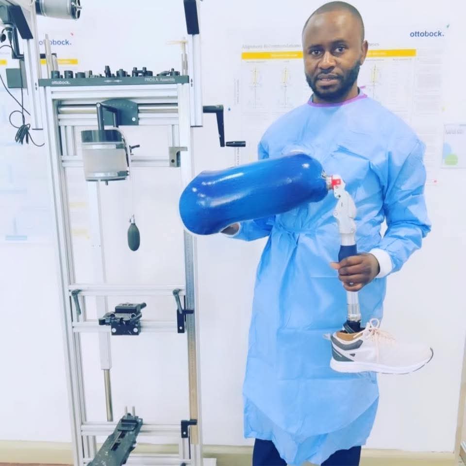 Picture of Prosthetist Nick Chagwi